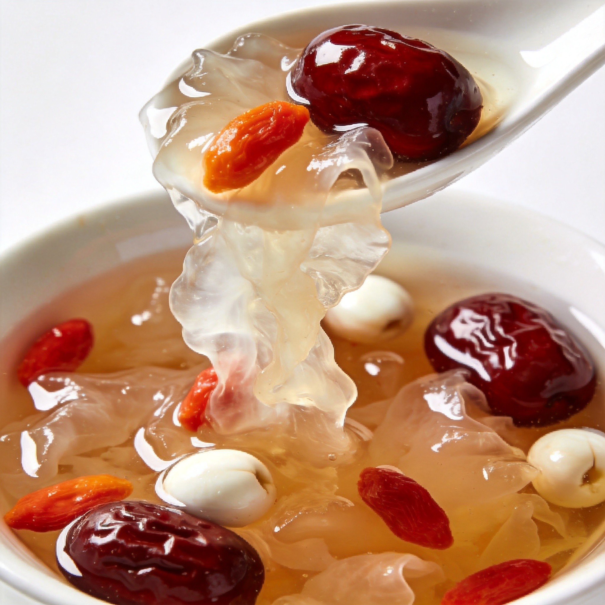 红枣银耳莲子羹