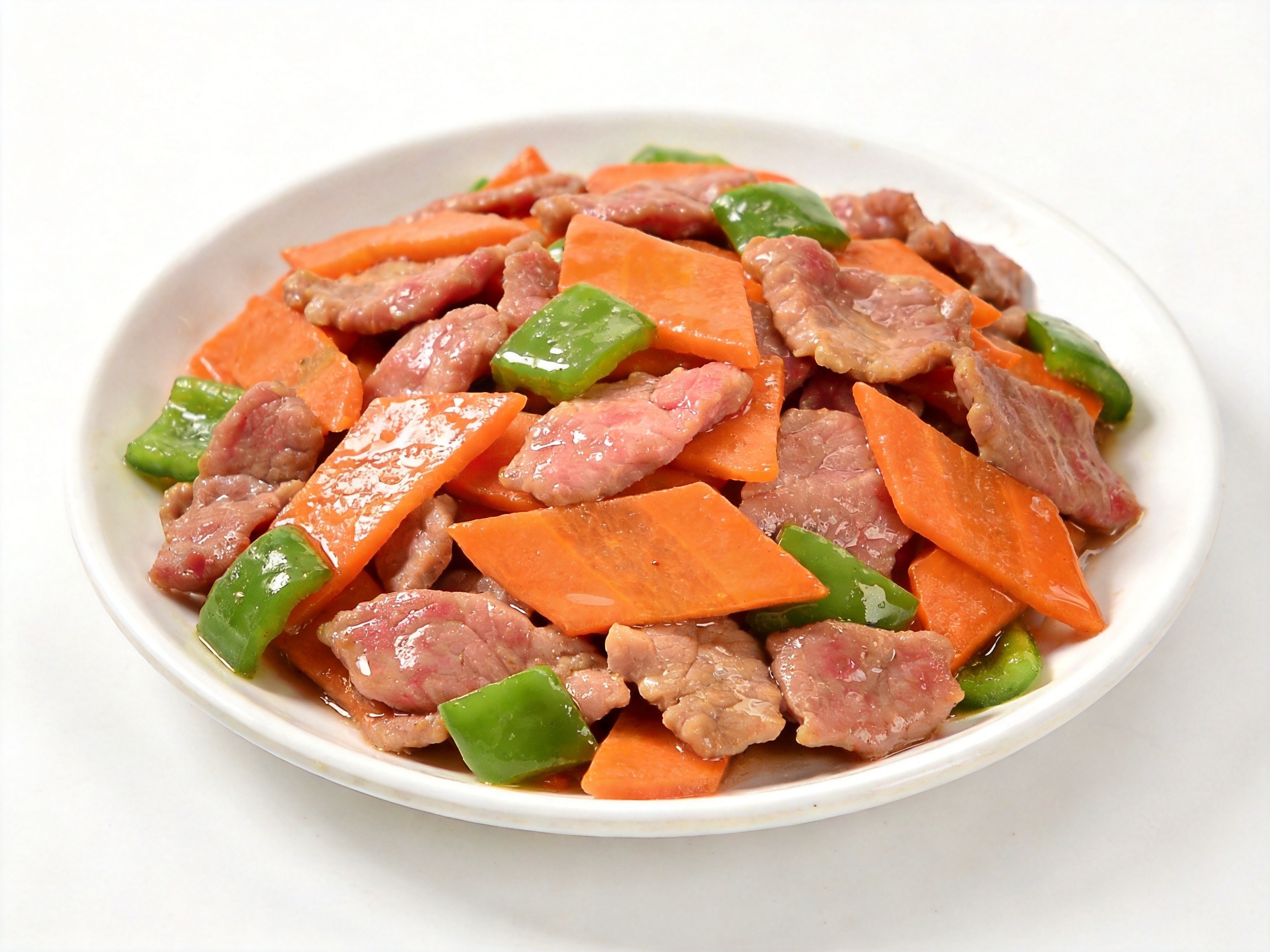 胡萝卜炒肉片